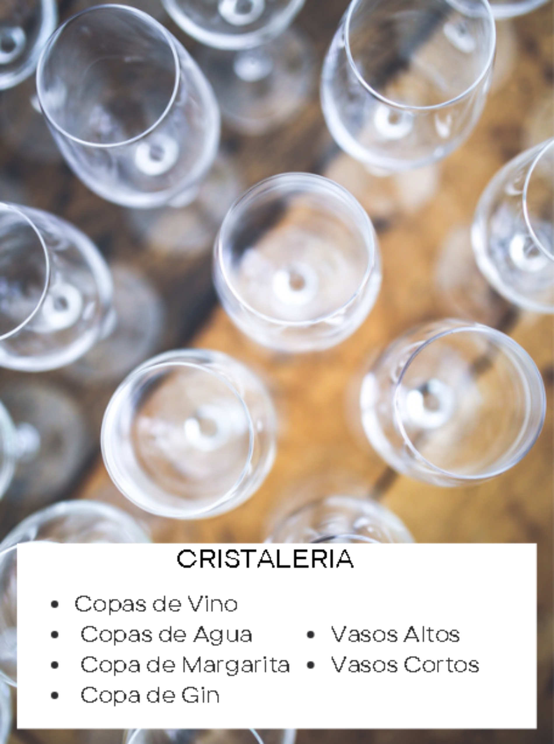 Mobiliario para Banquetes